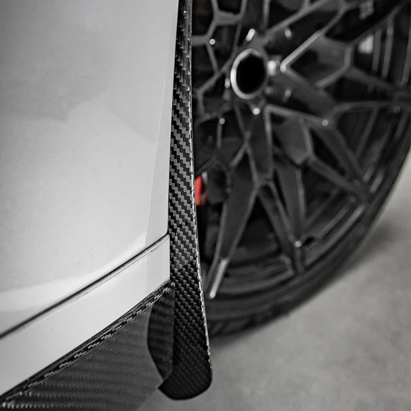 BMW M3 (G80/G81) SOOQOO Carbon Fibre Front Mud Flaps/Stone Chip Protector