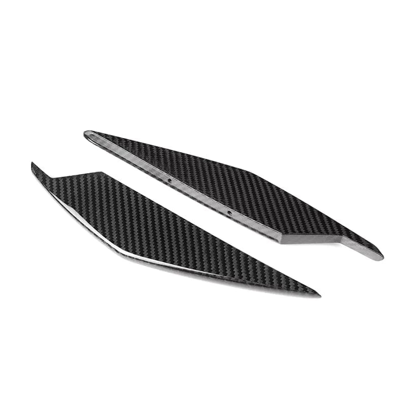 BMW M3/M4 AC SCHNITZER Style Carbon Fibre Front Canards (G80/G81/G82/G83) - Twenty Two Tuning Front Canards/Bumper Inserts