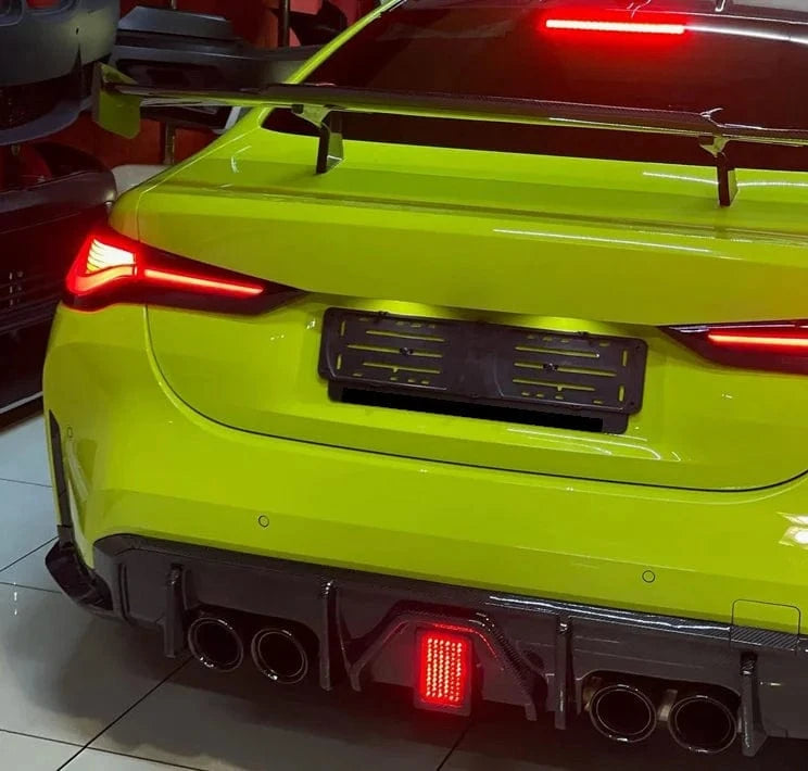BMW M3 G80/G81 M4 G82/G83 F1 LED Carbon Rear Diffuser