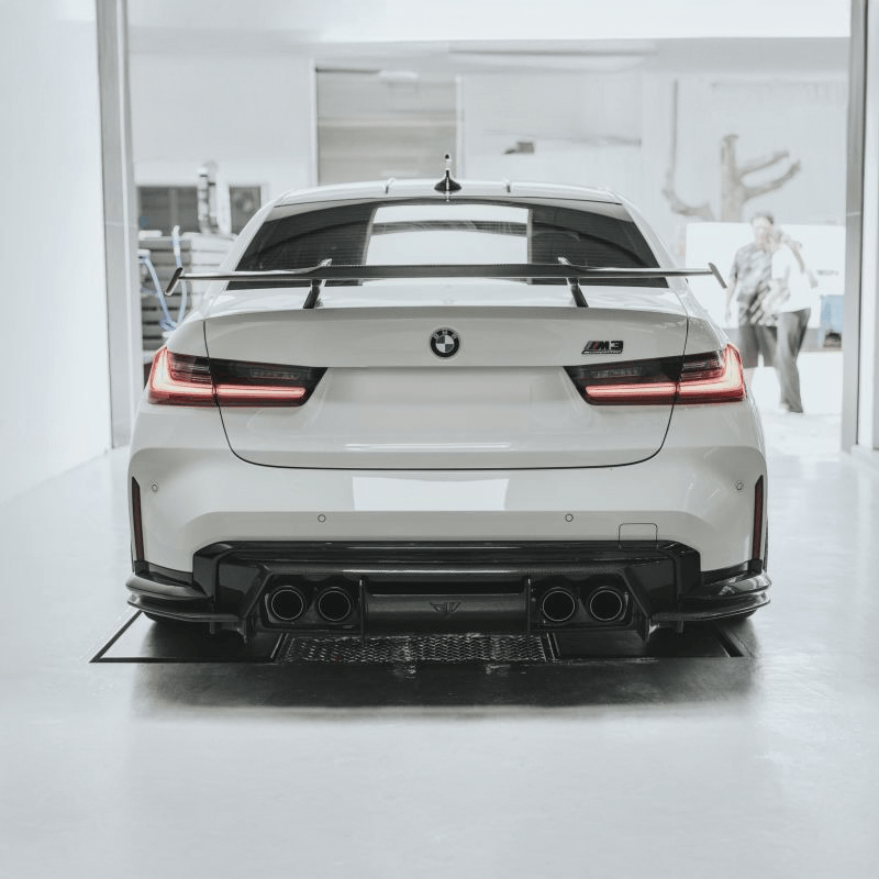 BMW M3/M4 M Performance Style Carbon Fibre Rear Wing Spoiler (G80/G82/G83) - Twenty Two Tuning Rear Spoiler