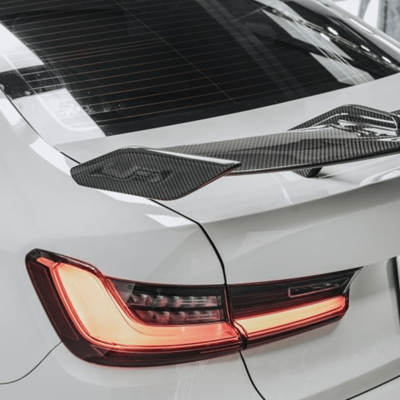 BMW M3/M4 M Performance Style Carbon Fibre Rear Wing Spoiler (G80/G82/G83) - Twenty Two Tuning Rear Spoiler