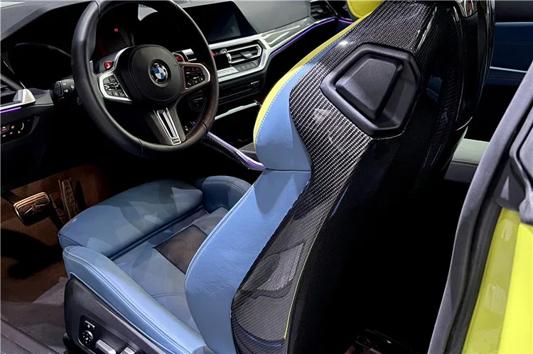 BMW M4 (G82/G83) OEM+ Pre-Preg Full Carbon Fibre Seat Back Overlays