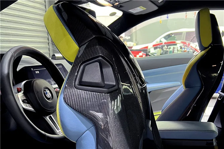 BMW M4 (G82/G83) OEM+ Pre-Preg Full Carbon Fibre Seat Back Overlays