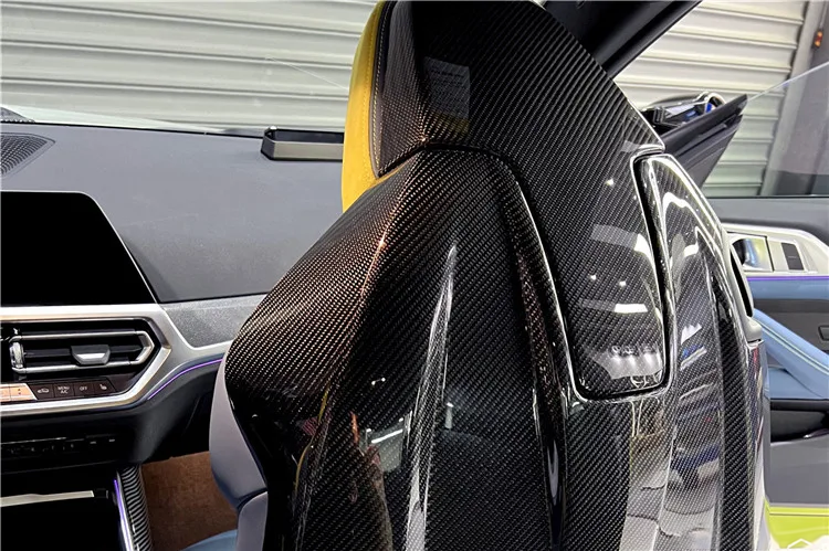 BMW M4 (G82/G83) OEM+ Pre-Preg Full Carbon Fibre Seat Back Overlays