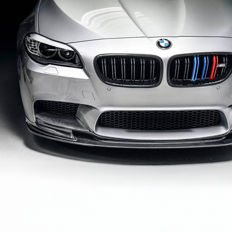 BMW M5 (F10) 3D Design Style Carbon Fibre Front Lip Spoiler