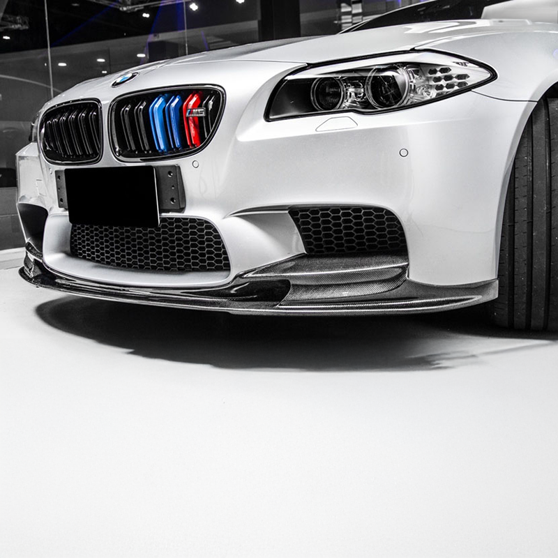 BMW M5 (F10) 3D Design Style Carbon Fibre Front Lip Spoiler