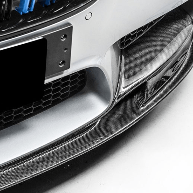 BMW M5 (F10) 3D Design Style Carbon Fibre Front Lip Spoiler - Twenty Two Tuning Front Lip