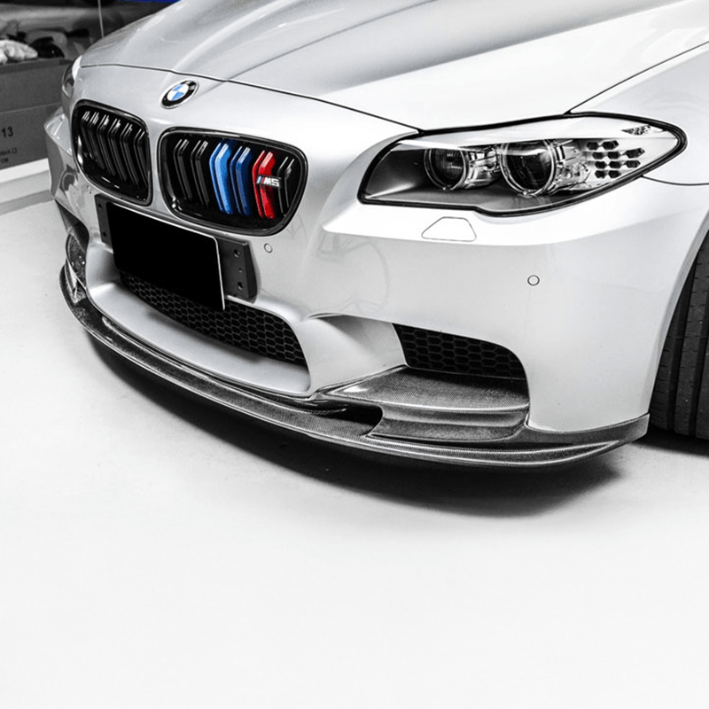 BMW M5 (F10) 3D Design Style Carbon Fibre Front Lip Spoiler - Twenty Two Tuning Front Lip