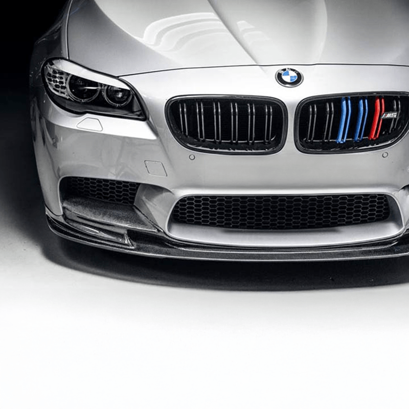 BMW M5 (F10) 3D Design Style Carbon Fibre Front Lip Spoiler - Twenty Two Tuning Front Lip