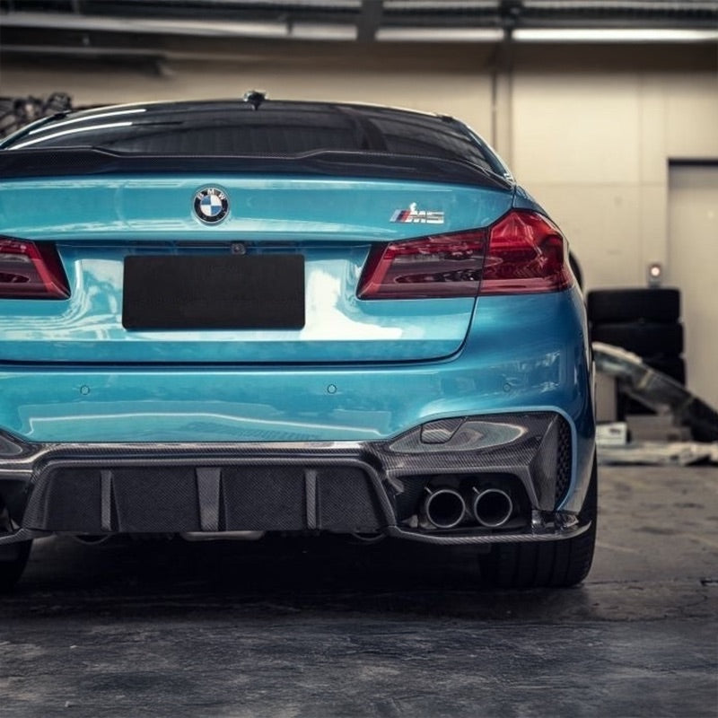 BMW M5 (F90/F90N) 3D Design Style Carbon Fiber Rear Diffuser