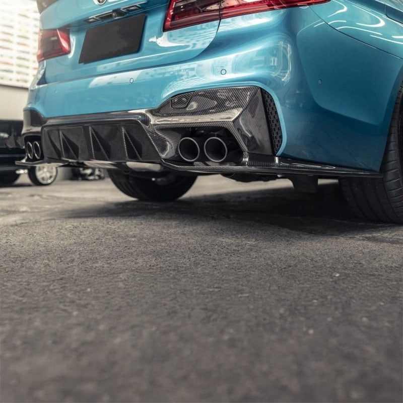 BMW M5 (F90/F90N) 3D Design Style Carbon Fiber Rear Diffuser