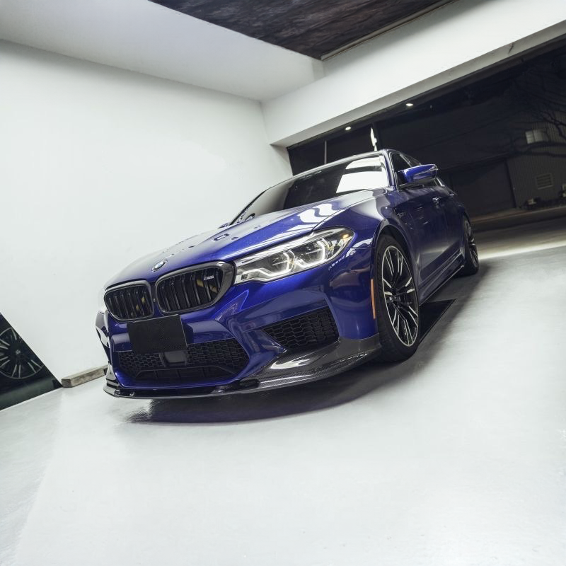 BMW M5 (F90) 3D Design Style Carbon Fibre Front Lip Spoiler