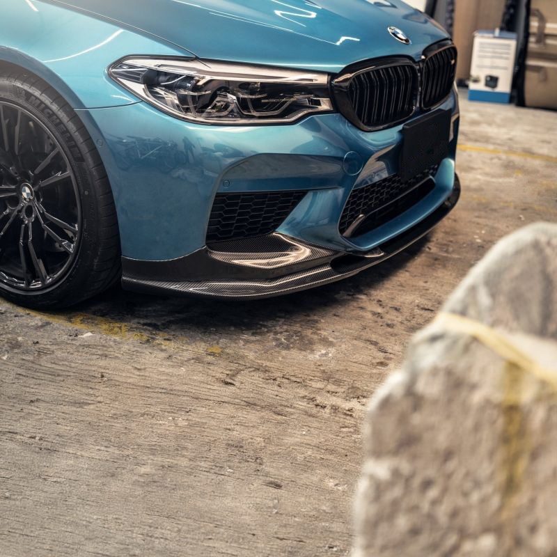 BMW M5 (F90) 3D Design Style Carbon Fibre Front Lip Spoiler