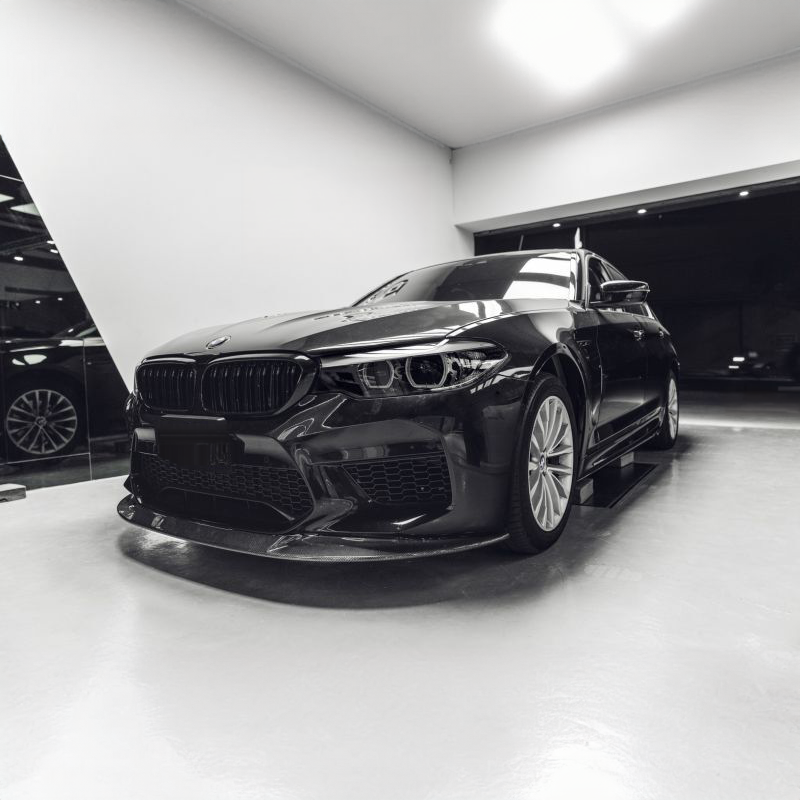 BMW M5 (F90N) FD Design Style becquet de lèvre avant en fibre de carbone