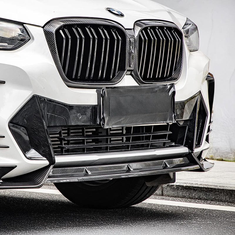 BMW X3/IX3 LCI (G01/G08) SOOQOO Carbon Fibre Front Lip Spoiler - SOOQOO Front Lip