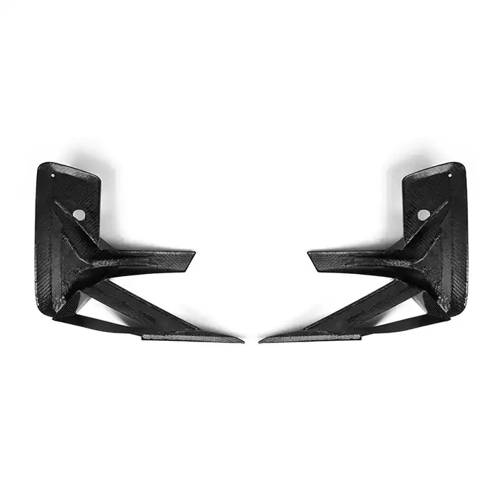 Inserts de pare-chocs avant en fibre de carbone de style SOOQOO pour BMW X3M (F97)