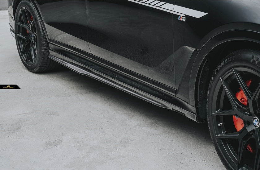 BMW X7 (G07) ​​Jupes latérales en fibre de carbone Future Design