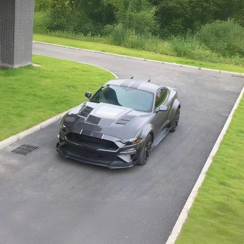 Ford Mustang (6th Gen.) GT Style Carbon Fibre Hood/Bonnet Replacement