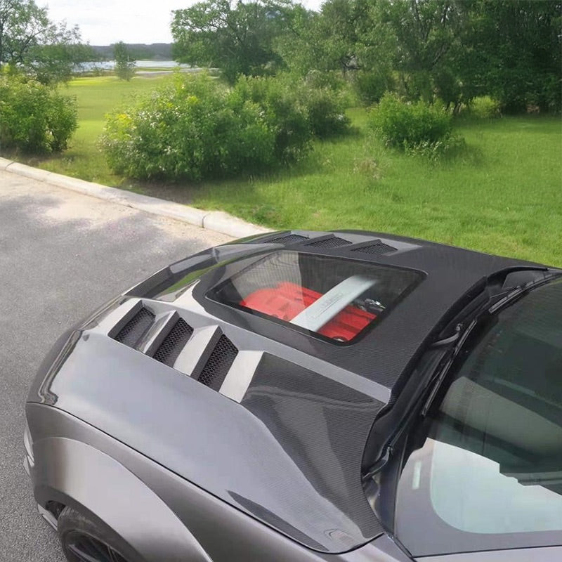 Ford Mustang (6th Gen.) GT Style Carbon Fibre Hood/Bonnet