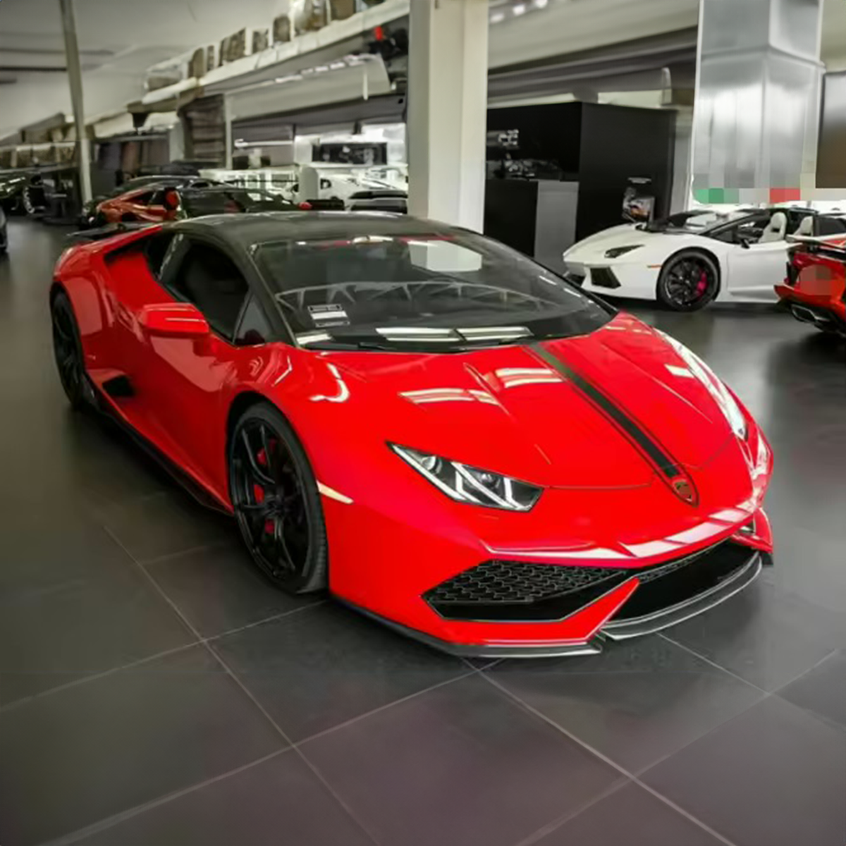 Lamborghini Huracan (LP610-4) Vorsteiner Style Carbon Fibre Front Lip