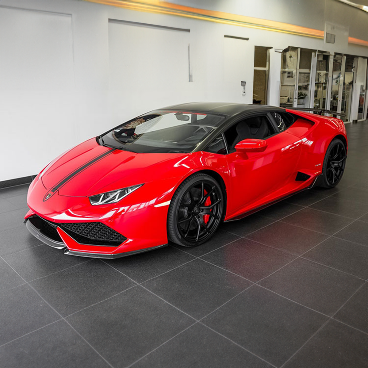 Lamborghini Huracan (LP610-4) Vorsteiner Style Carbon Fibre Front Lip