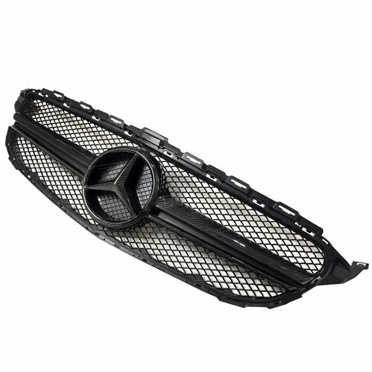 Mercedes Benz C-Class (W205/S205) C63 Style Carbon fibre Front Grille