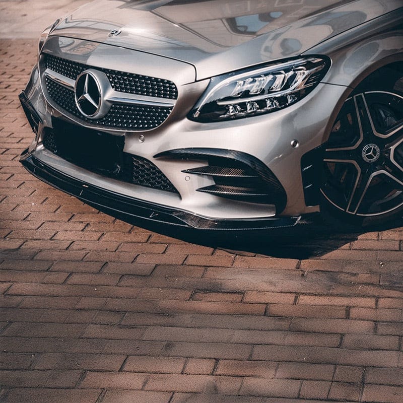 VOBor 3 Stuks Voorbumper Lagere Chrome Trim 2058851374 Vervanging Voor Benz C-Klasse W205 C205 A205 S205 AMG C43 VOBor 3 Stuks Voorbumper Lagere Chrome Trim 2058851374 Vervanging Voor Benz C-Klasse W205 C205 A205 S205 AMG C43