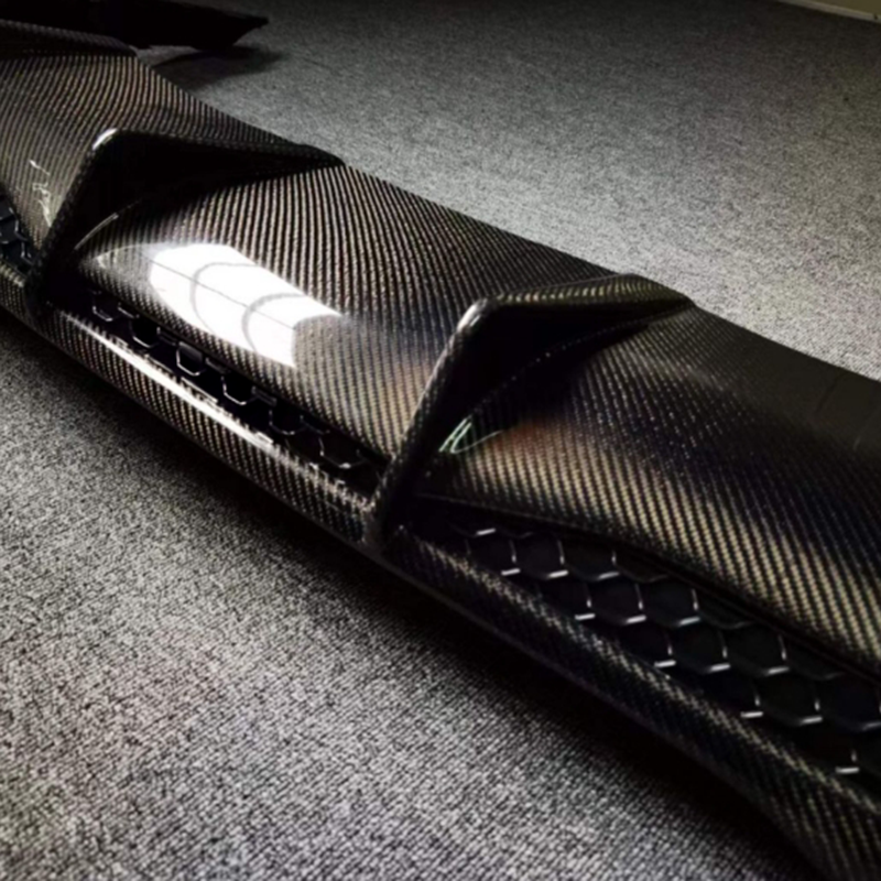 Mercedes Benz C-Class (W206) BRABUS Style Carbon Fibre Rear Diffuser With Exhaust Tips