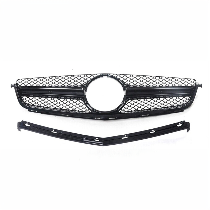 Mercedes Benz C63 (C204/W204) OEM+ Gloss Black Front Grille