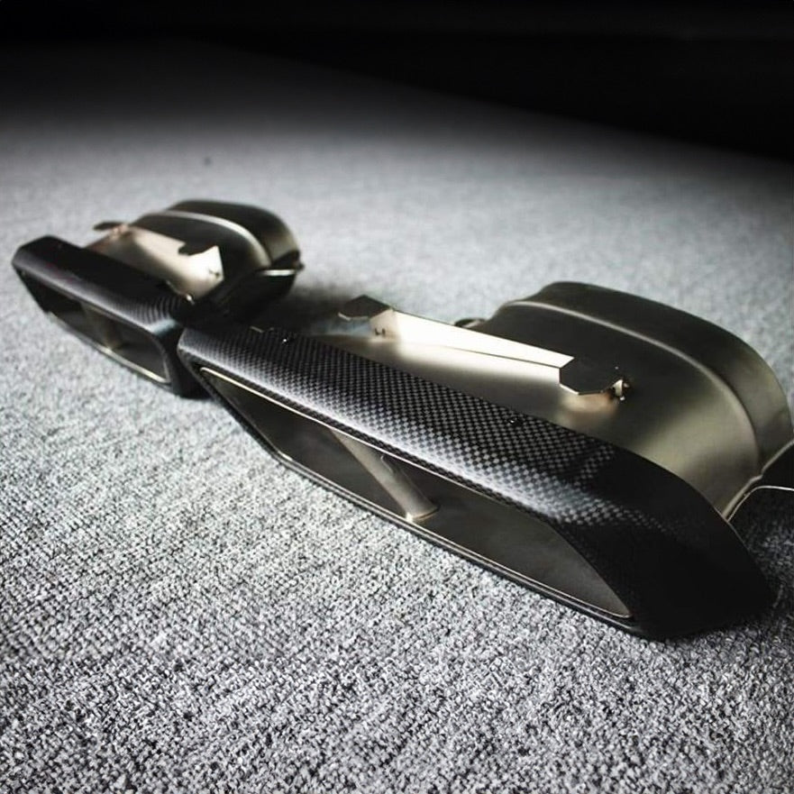 Mercedes Benz C63 (W205/S205/C205) AK Style Carbon Fibre Exhaust Tips