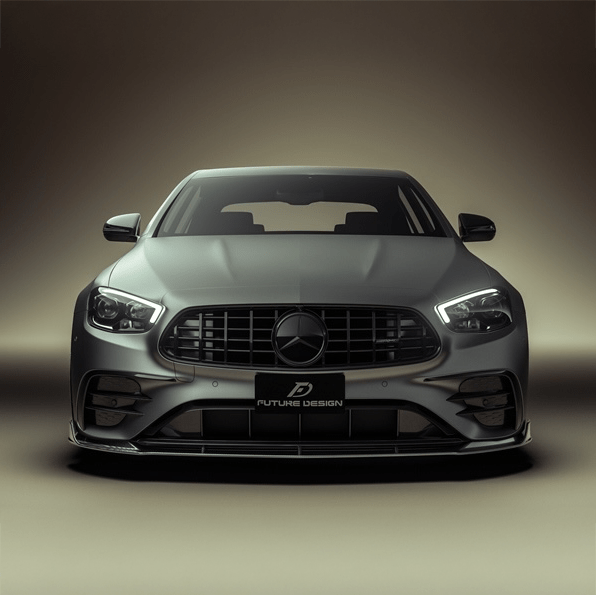 Mercedes Benz E-Class (W213) Facelift Future Design Carbon Fibre Front Lip - Future Design Front Lip