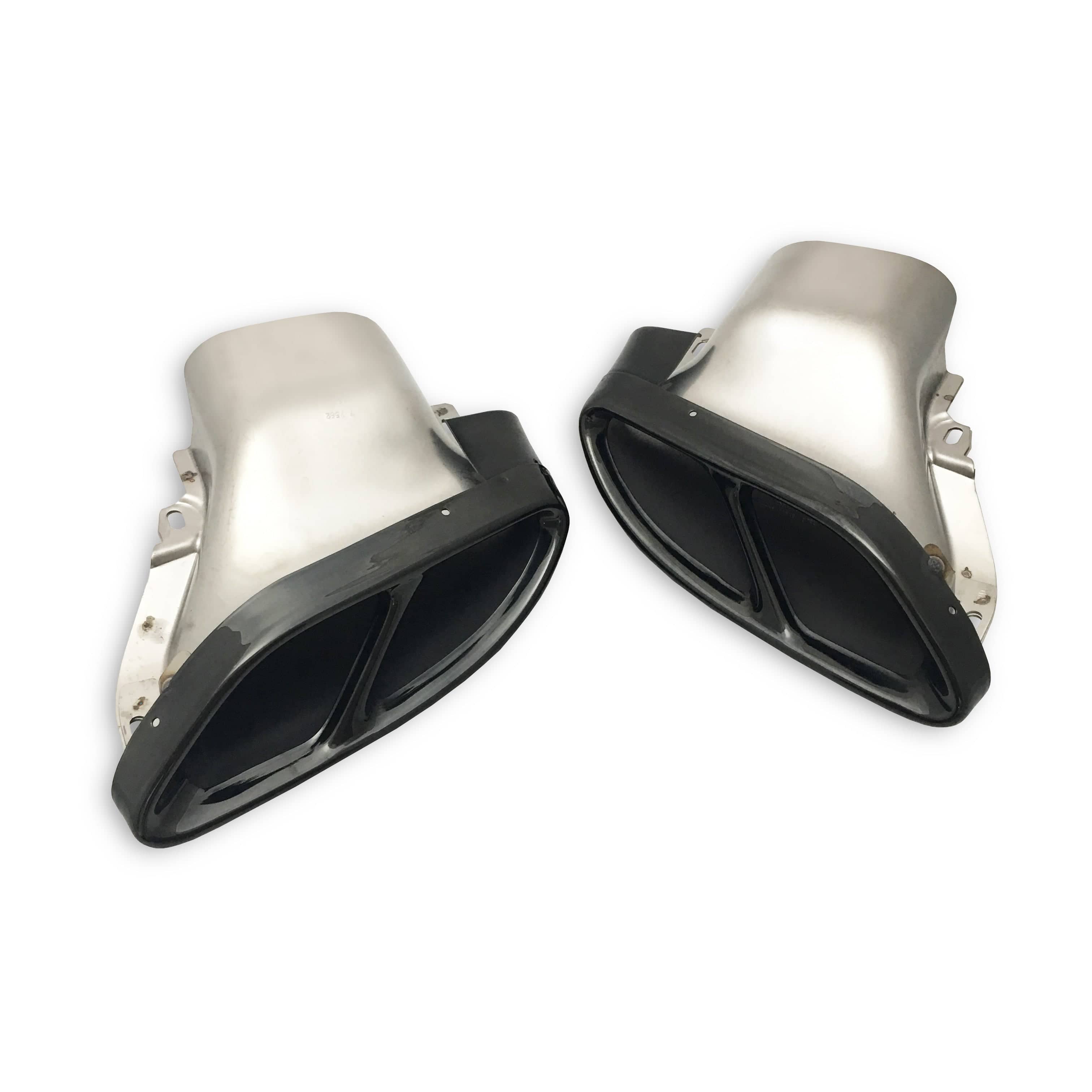 OEM+ Black Chrome Exhaust Tips for Mercedes SLC-Class SLC43 R172