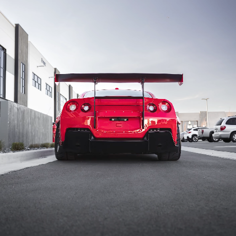 Nissan GTR (R35) Bensopra Style Carbon Fibre Rear Wing Spoiler Kit