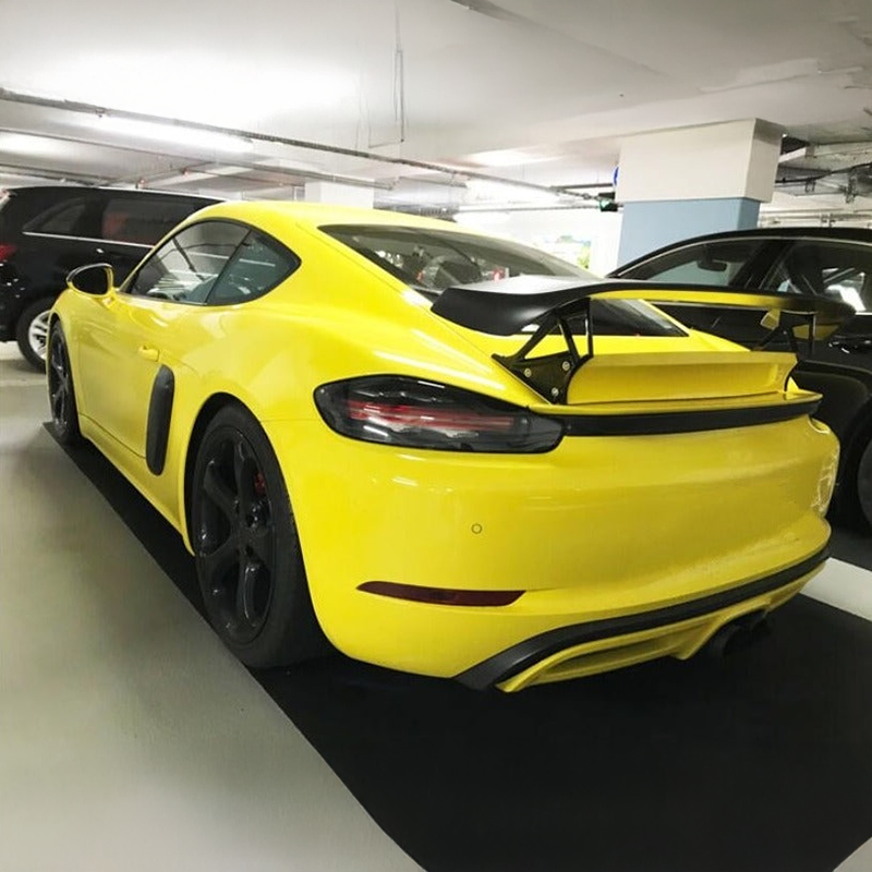 Porsche Cayman/Boxter (718) Techart Style Carbon Rear Wing Spoiler