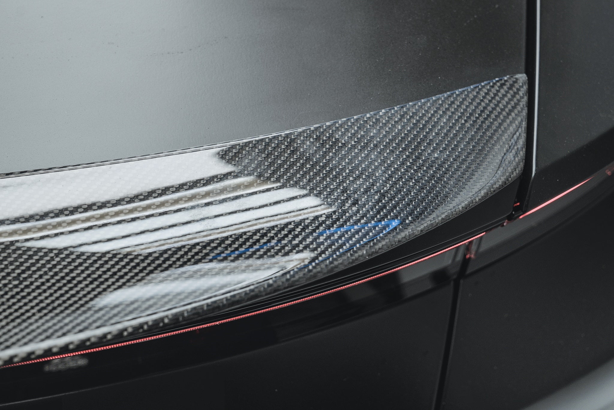 Porsche Taycan (Saloon) PSM Dynamic Carbon Fibre Rear Spoiler