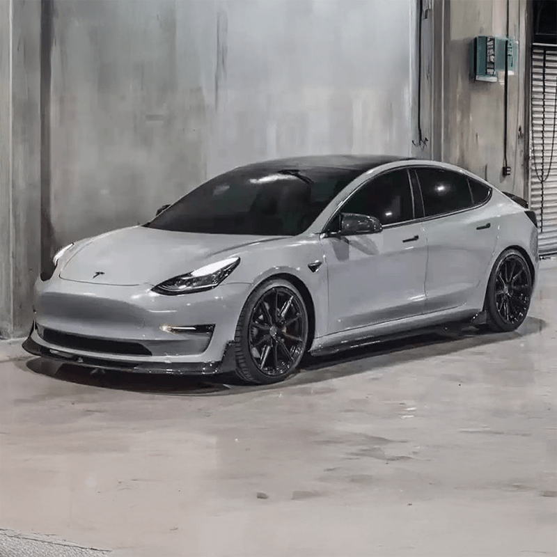 Tesla Model 3 (5YJ3) Vorsteiner Style Carbon Fiber Full Kit - Twenty Two Tuning Full Styling Kit