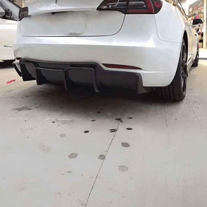 Tesla Model 3 (5YJ3) Vorsteiner Style Carbon Fibre Rear Diffuser - Twenty Two Tuning Rear Diffuser