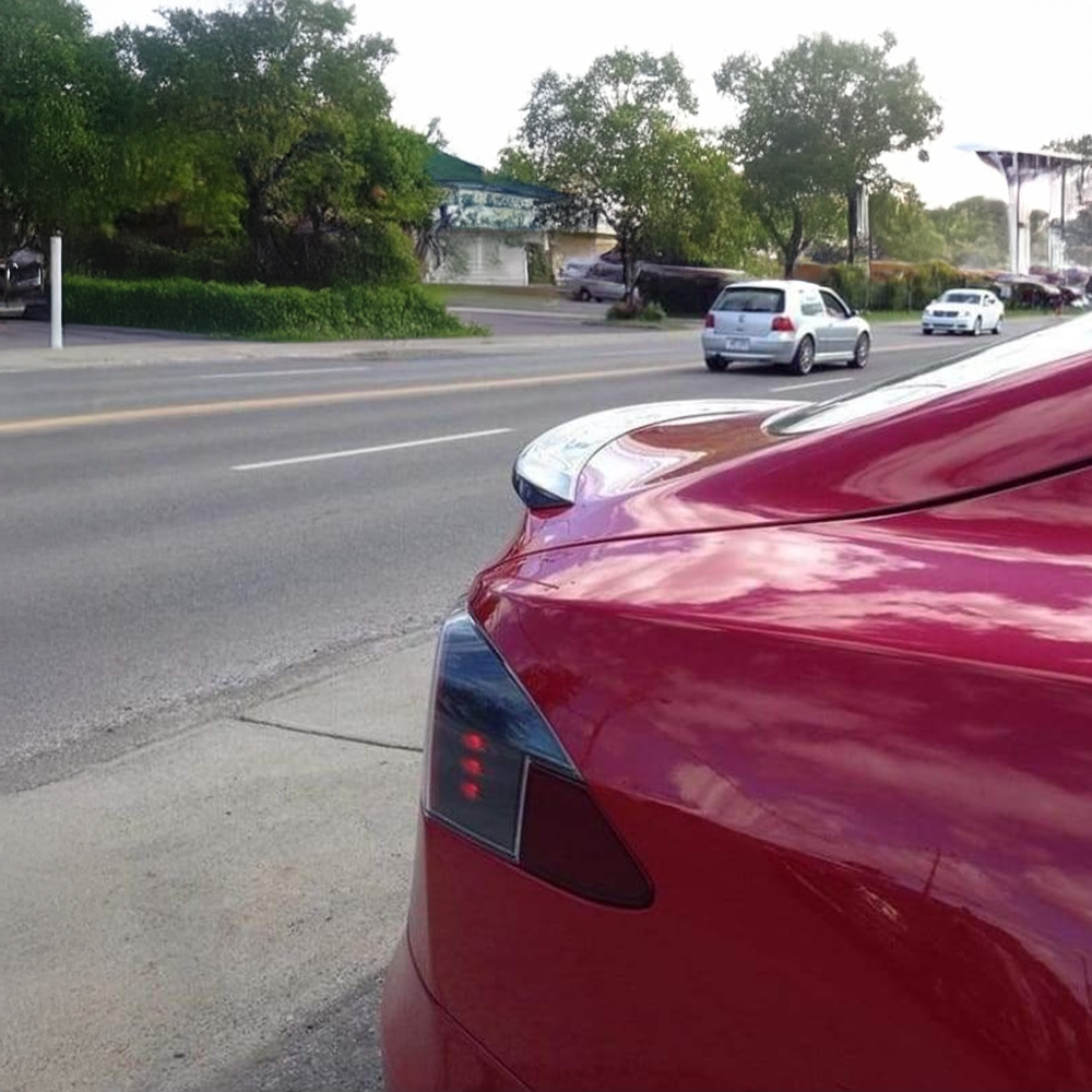 Tesla Model S REVO Style Carbon Fiber Rear Lip Spoiler