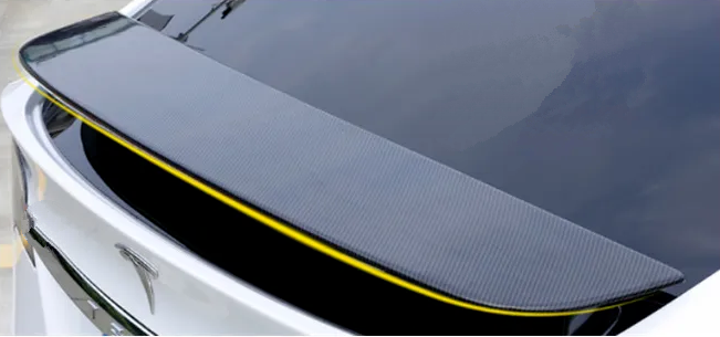 Tesla Model X OEM Style Carbon Fibre Rear Spoiler