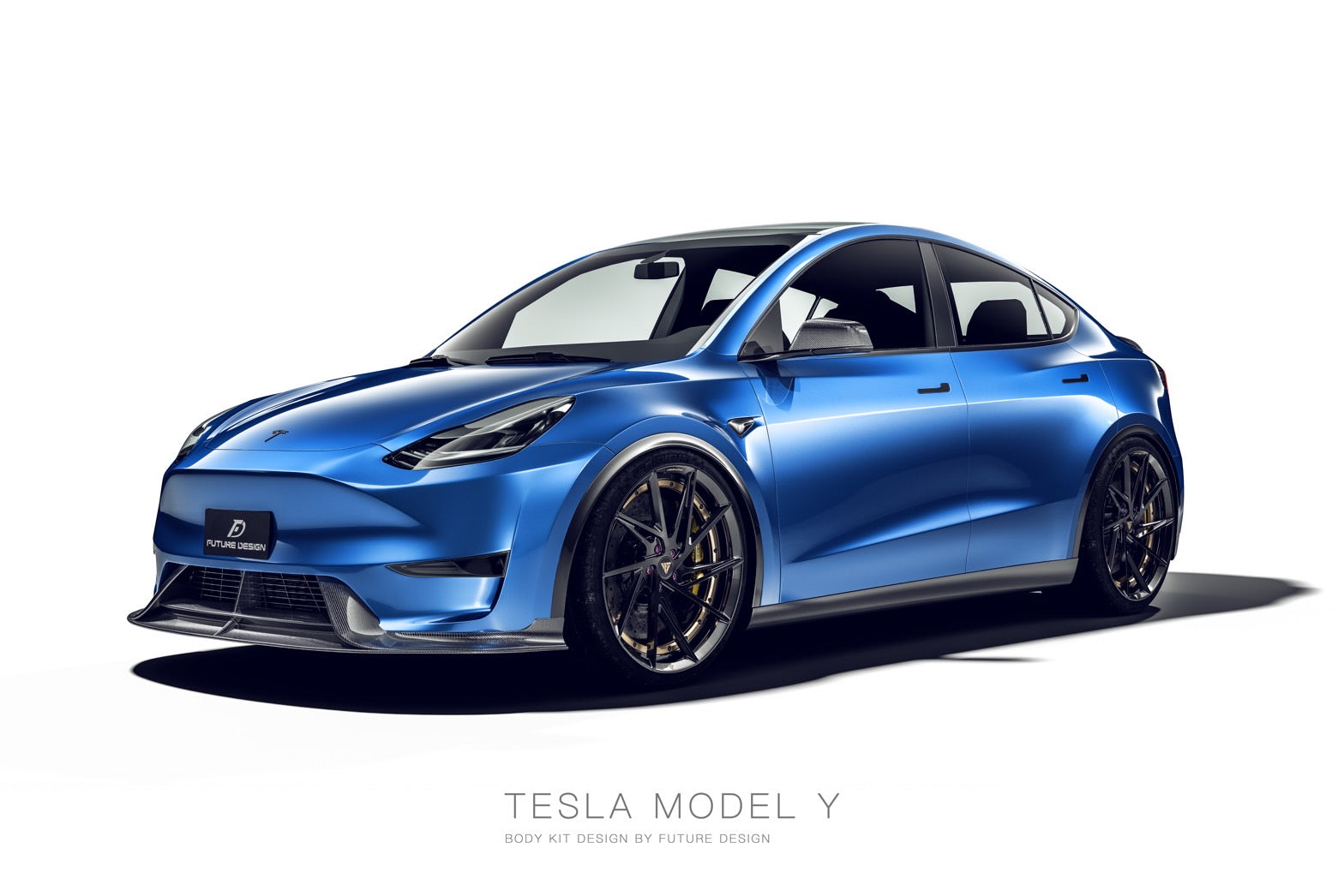 Tesla Model Y Future Design Carbon Fibre Full Kit