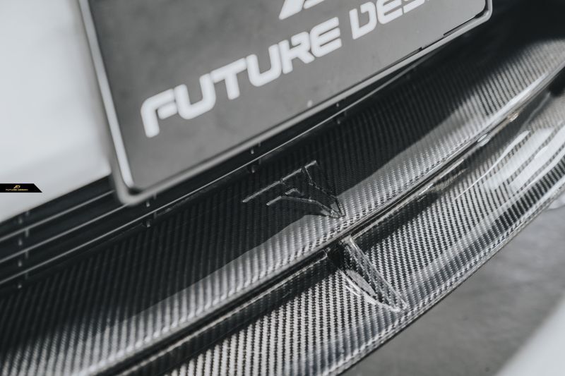 Tesla Model Y Future Design Carbon Fibre Front Lip Spoiler
