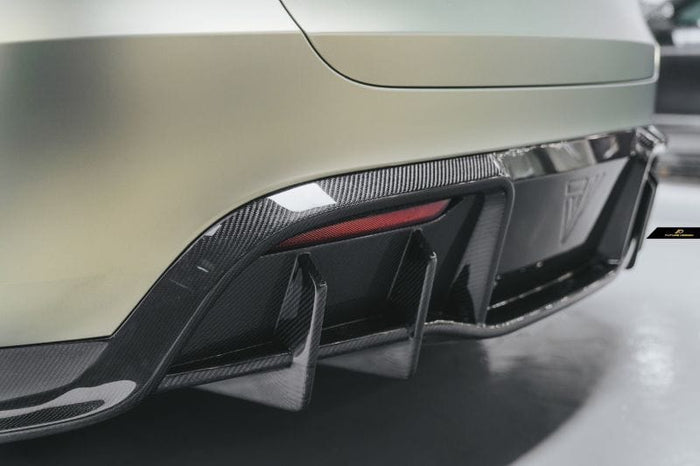 Tesla Model Y Future Design Carbon Fibre Rear Diffuser