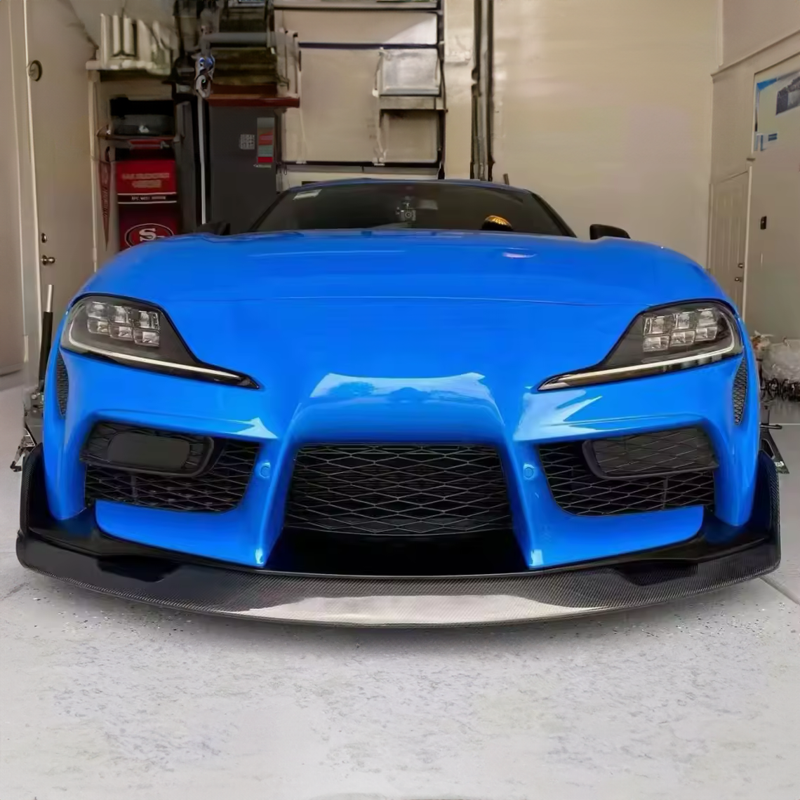 Toyota Supra MK5 (A90) Aileron arrière en fibre de carbone de style VARIS