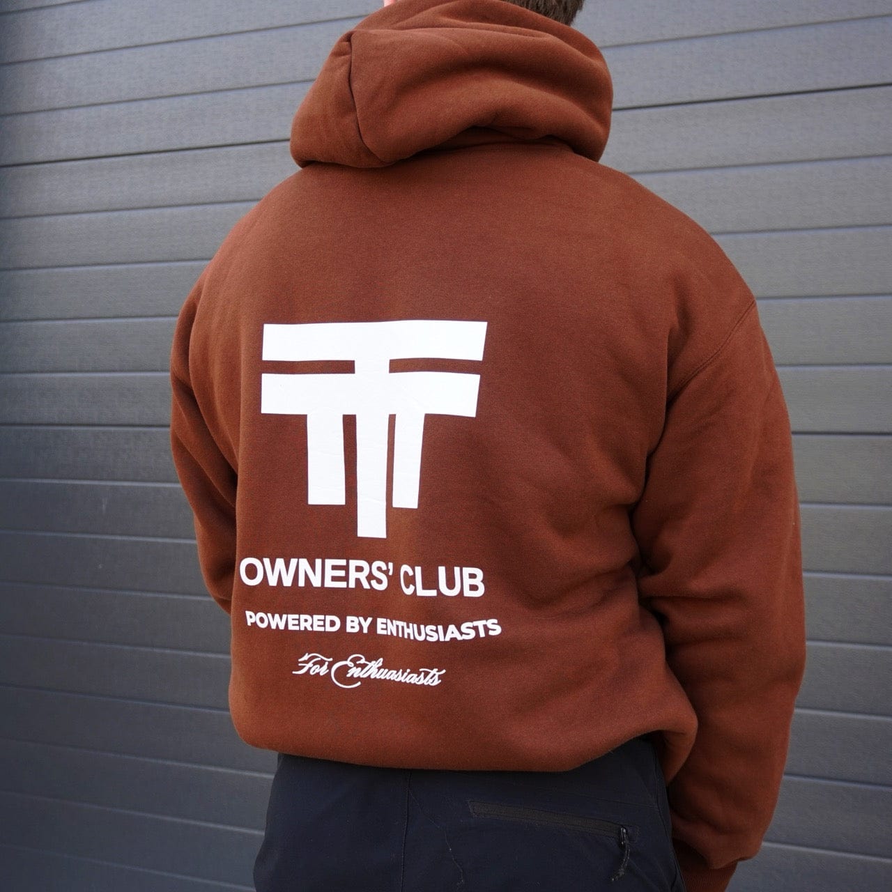 Twenty Two Tuning Owners Club Hoodie Brown - Twenty Two Tuning Clothing