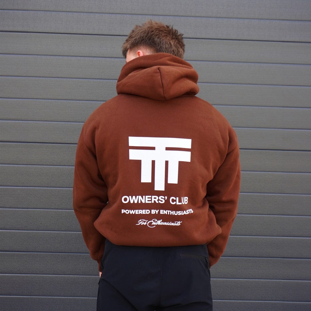 Twenty Two Tuning Owners Club Hoodie Brown - Twenty Two Tuning Clothing