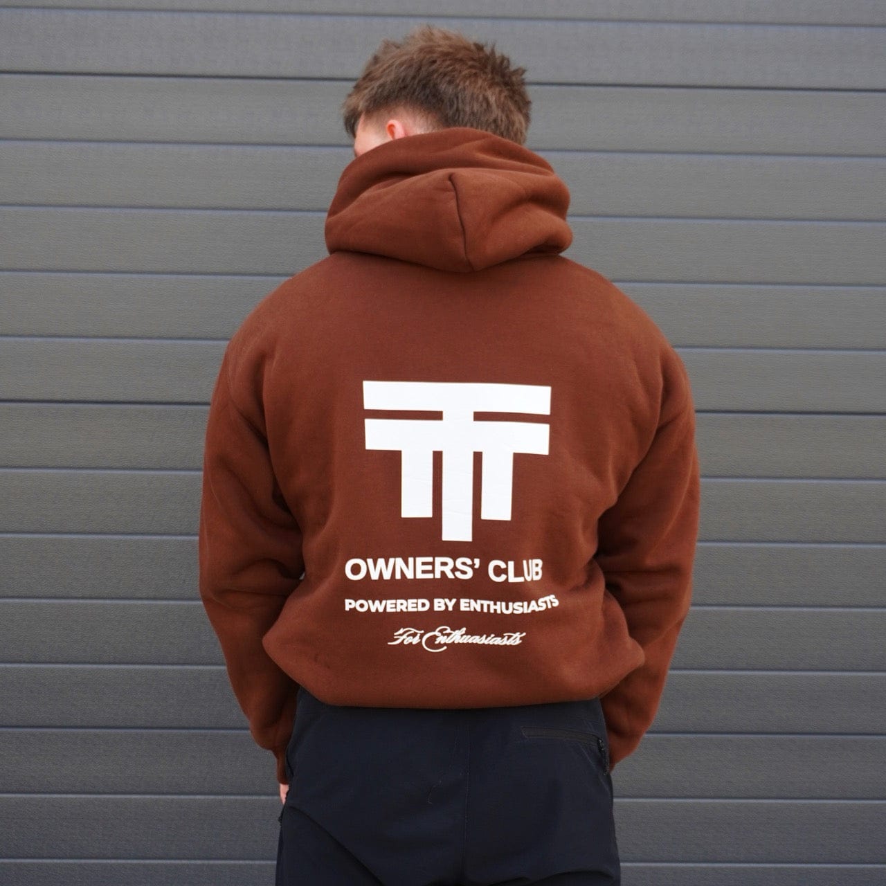 Twenty Two Tuning Owners Club Hoodie Brown - Twenty Two Tuning Clothing