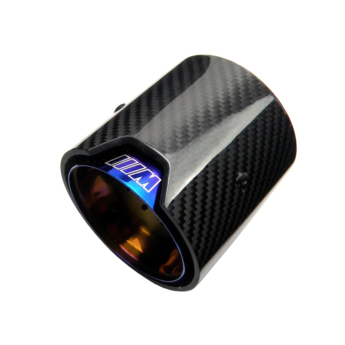 BMW M2/M3/M4/M5/M6 Burnt M Performance Carbon Fibre Exhaust Tips Fitment Designed to fit the Following M Power Models F87 M2 M2C 2015 - 2019 F80 M3 2013 - 2019 F82 F83 M4 2014 - 2019 F10 M5 2011 - 2017 F90 M5 2017 - 2019 F12 F13 M6 2012 - 2019 Blue M Performance Exhaust Tips. 