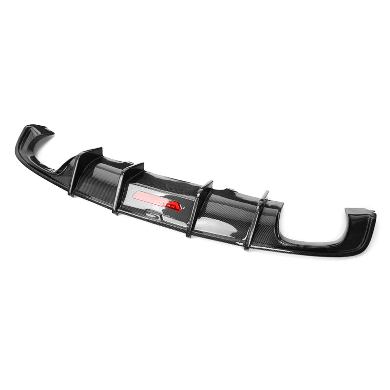 Audi A4/S4 (B9) S Line Karbel Style Carbon Fibre Rear Diffuser with 3rd Brake Light