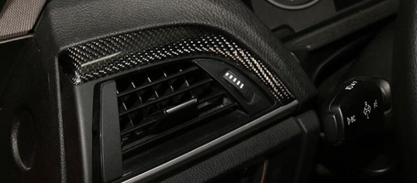 BMW 2 Series F22/F23 (LHD & RHD) Carbon Fibre Interior Trim Overlay Kit - Manufactured from 2*2 Carbon Fibre Weave to bring an updated Carbon Fibre appearance to your F22/F23 2 Series Model. We have both Dashboard Versions available, so all you need to do is check the dashboard on your vehicle and match that to our picture. 