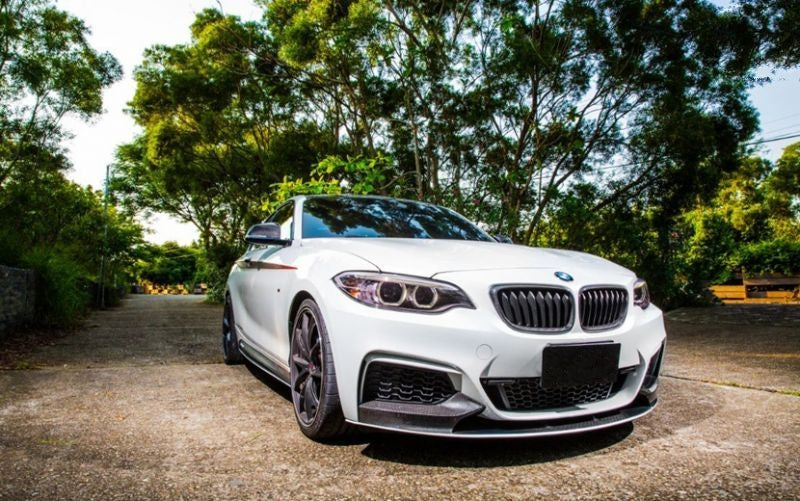 BMW F22 2 Series Performance Carbon Fiber Front Lip Spoiler – 1ne  Performance